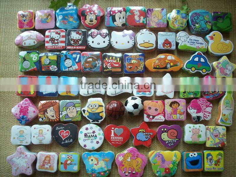 custom print shape 100% combed cotton compressed towel