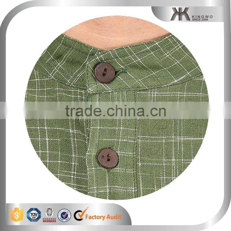 Long Shirt 100%Cotton Latest Man Top OEM Wears Men's Clothing