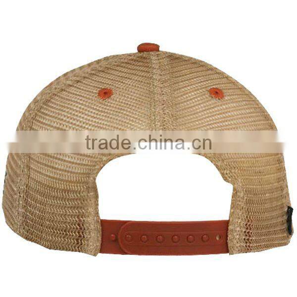 Mesh 6 Panel Applique Baseball Make Custom Fitted Hat