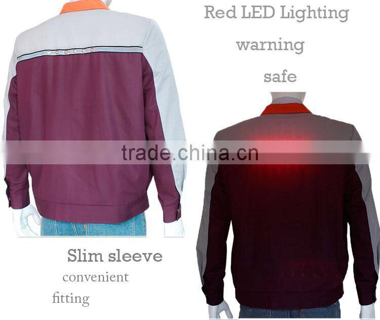 High vis mens cotton canvas work vest/work vest/work jacket