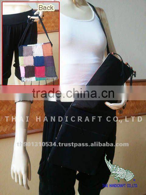 Hill Tribe shoulder bag Patchwork OWL Fabric