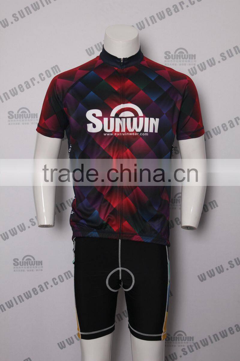 breathable cycling clothing custom team cycling jersey