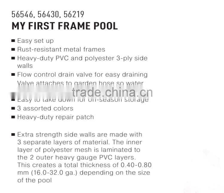 Bestway 2.21 m x 1.50 m x 43 cm Children Rectangular Pool