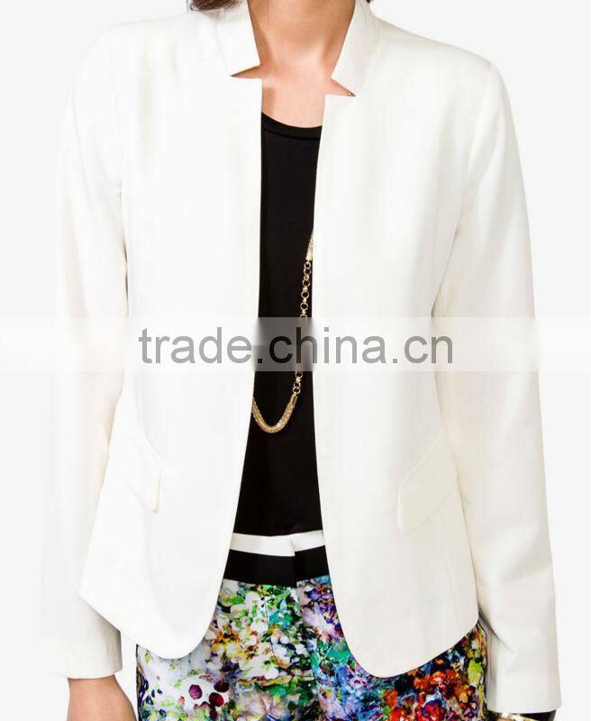 Corporate Open-Front Blazer