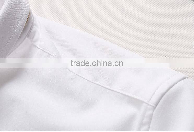 non iron men's shirt white shirt dress shirt