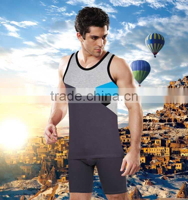 wholesale bodybuilding deep cut gym tank top with customer's logo