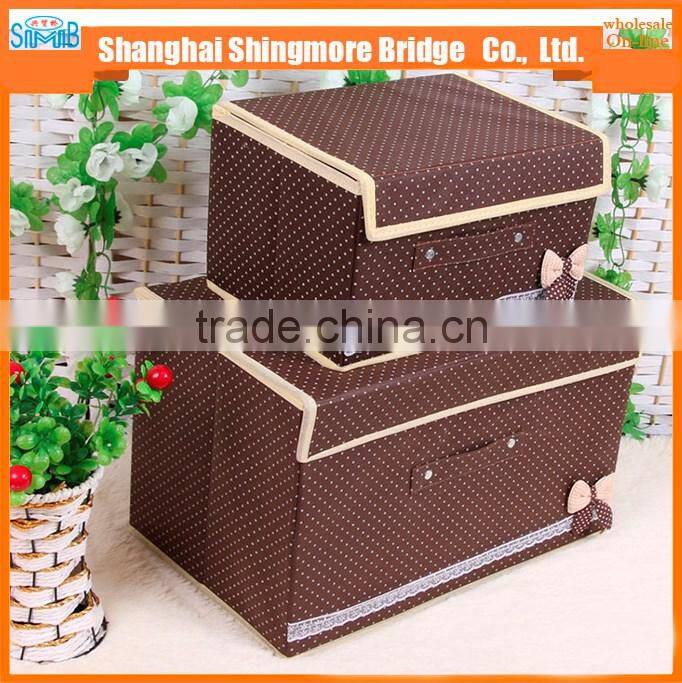2017 alibaba china supplier hot sales good quality non-woven fabric storage container box