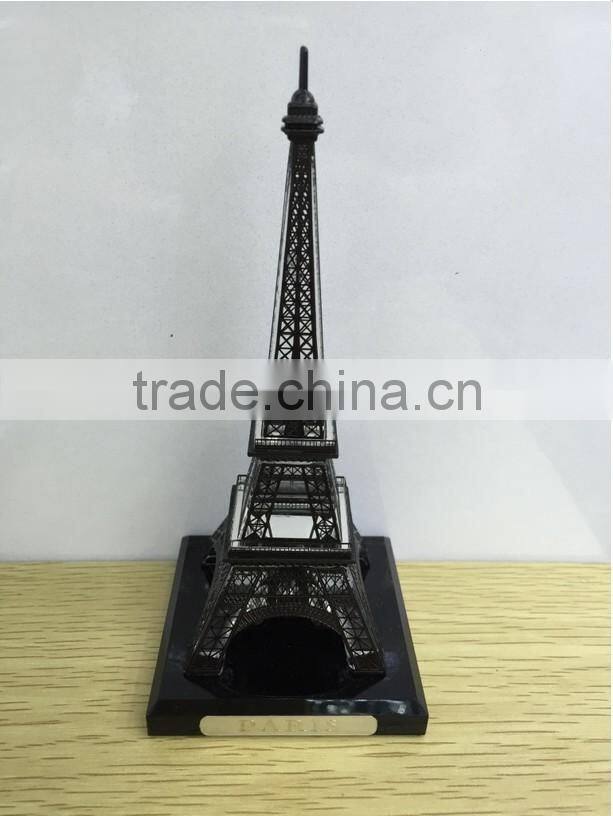 Hot Sale !!Wholesale Crystal Eiffel Tower model with Black Plated For Wedding gift Souvenir JC-01