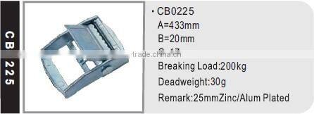 cam buckle for 25m cam buckle strap from china manufacturer, 25mm Zinc/Alum Plated