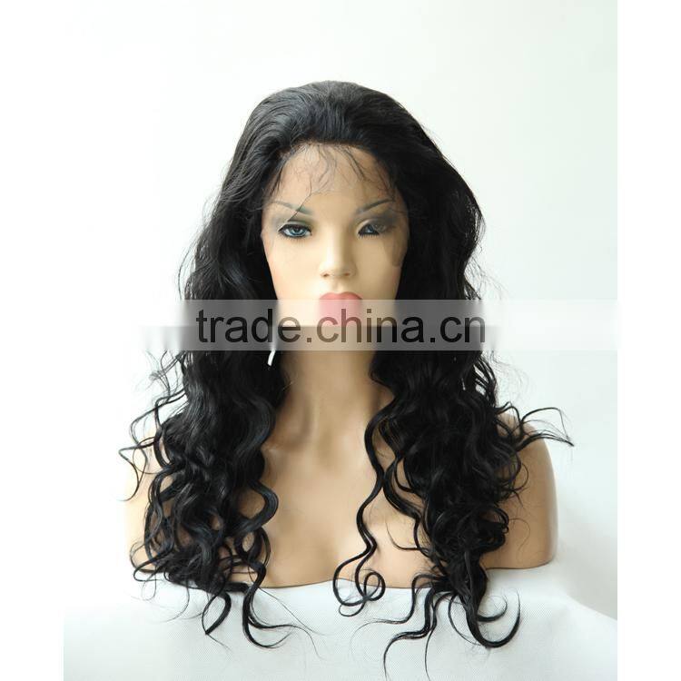 Black Rose Glueless Full Lace Human Hair Wig with Baby Hair