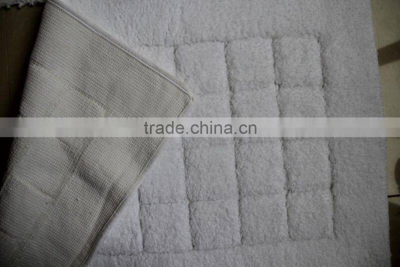 Colored hotel bath rug hotel textile supplier