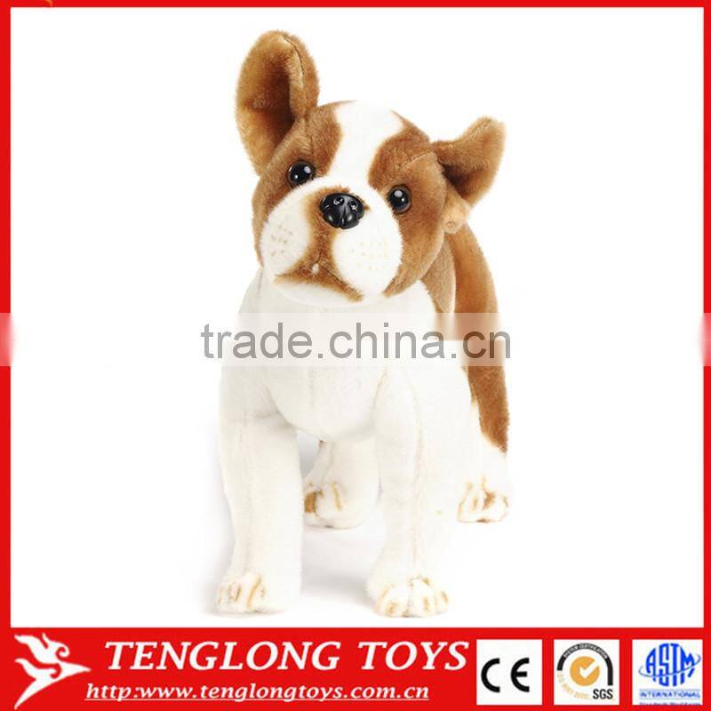 Custom stuffed soft toys dog pludh toy cute fabric plush dog toy