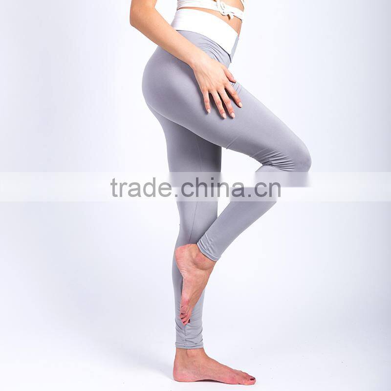 Women Yoga Pants High Elastic Fitness Leggings Tights Slim Running Pants