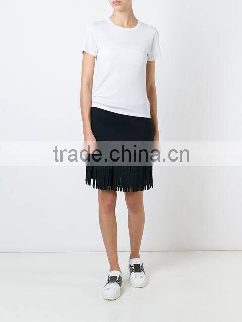 Oem Short Sleeve O Neck Blank Plain T Shirts Clothes for women,Womens Pure White Cotton Plain T-Shirts for Printing