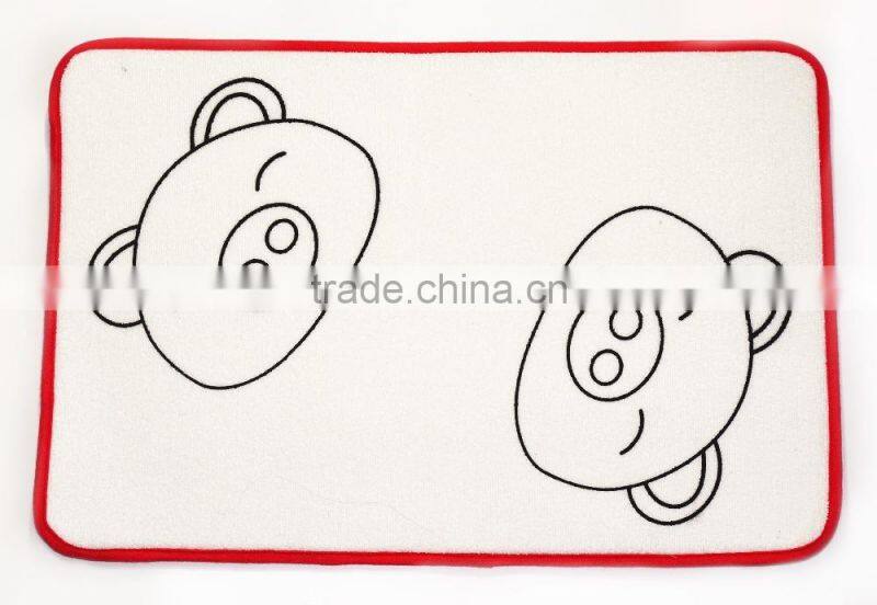 white car mat non-slip floor mat