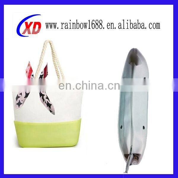 2017colorful silicone beach bag for ladies waterproof silicone bag