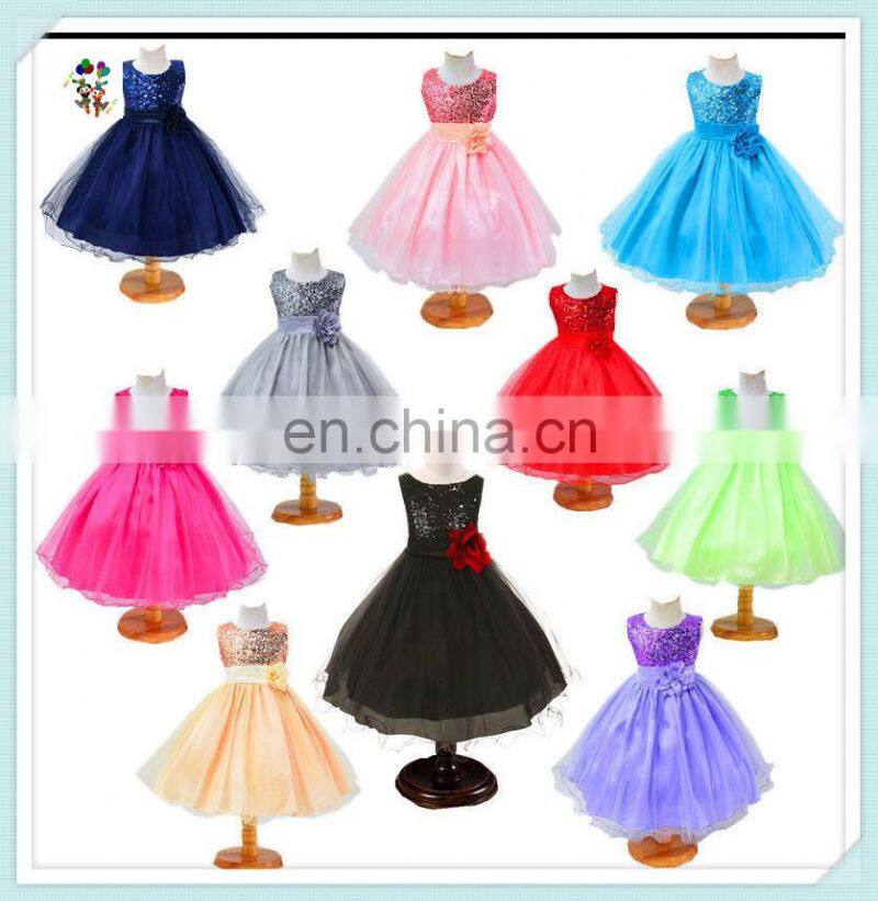 Cheap Party Fancy Red Gown Tulle Flower Girl Dresses HPC-3102