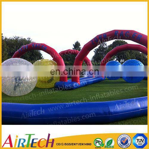 Popular inflatable zorb ball obstacle for park
