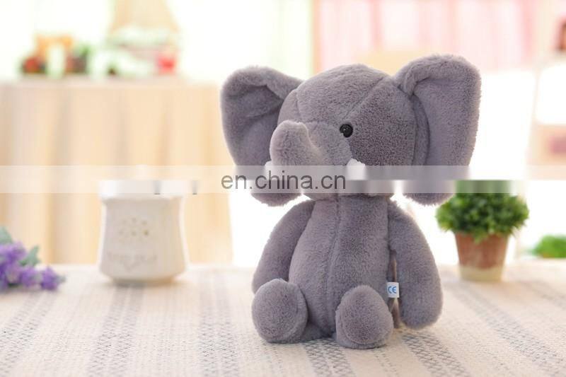 free sample wholesale cute stuffed animal elephant,plush soft elephant toy for kids, elephant custom plush toy