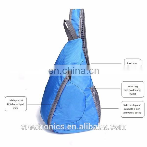 Unisex Sling Bag Hiking Backpack Sport Single Strap Sling Backpack With Front Pocket Travel Bag Small Cross Body Shoulder Bag