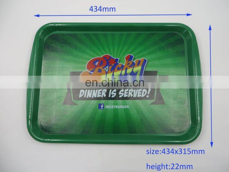 PS plastic beer bottle non slip bar serving tray