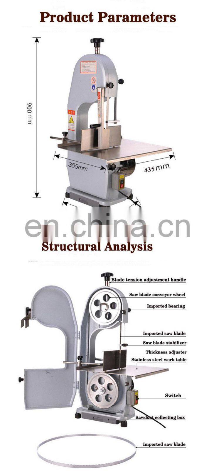 mini manual surgical table top bone cutting tools saw forceps kitchen knife machine