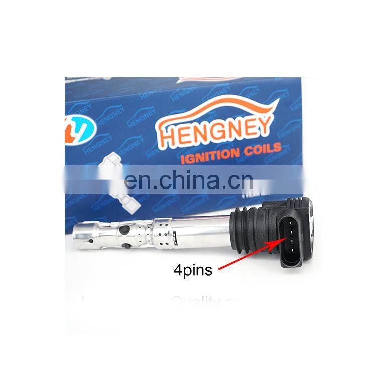 high voltage bobinas de encendido for v w A4 A6 TT 1.8T 12v 06A905115A 06A905115 06A905115B 06A905115C 06A905115D ignition coil