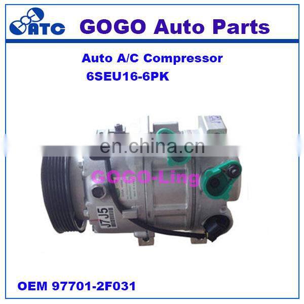 GOGO 6SEU16 auto air Compressor for K-IA SERATO 06-07 OEM : 97701-2F031