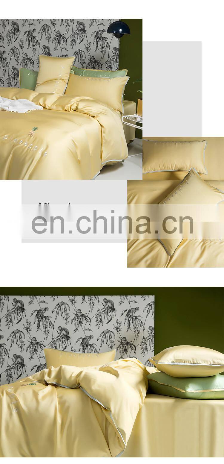 RAWHOUSE silk bedding set tencel 4 pcs bedding set