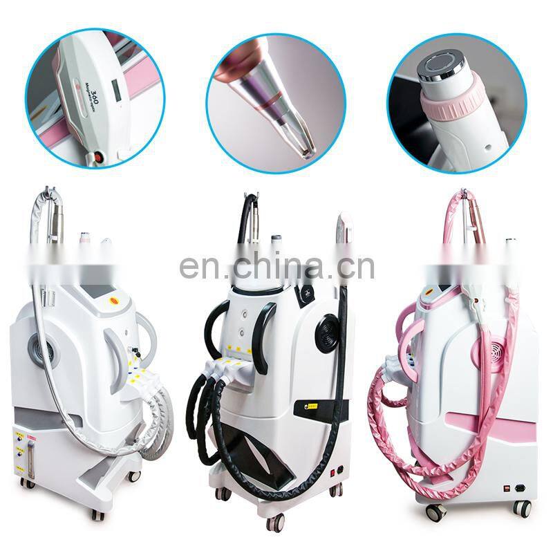 Unique design 4 in 1 best 360 Magneto-optical RF OPT Picosecond laser hair removal machine