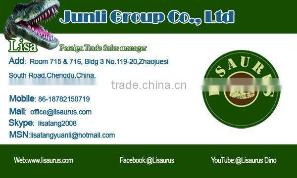 Lisaurus-D Entertainment park dinosaur eggs animatronic baby dinosaur