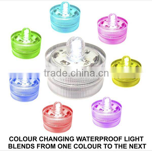 Wholesale LED Subenersible Waterproof Candle Tea lights-Yellow SNL068