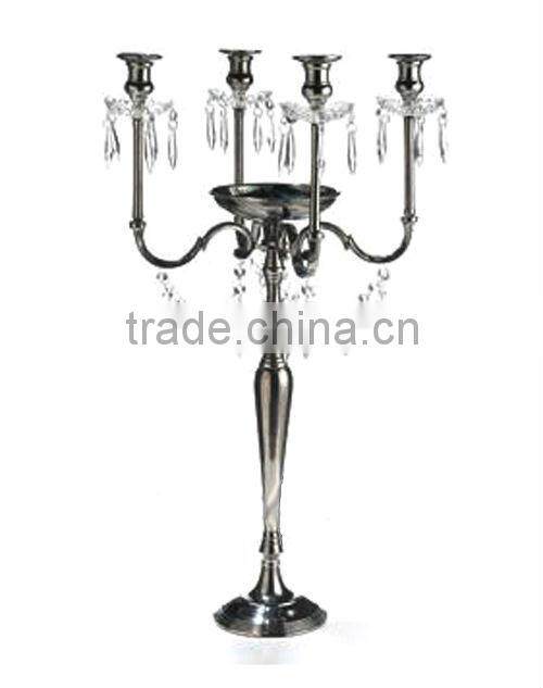 Floor Wedding Candelabra with Crystal Ball