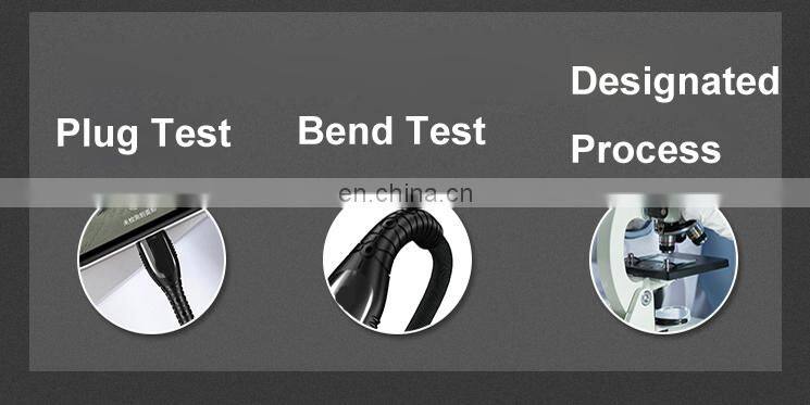 Promotional Gift USB Charge Phone Cable 3.5A Fast Charging Data Cable with Smart Indicator