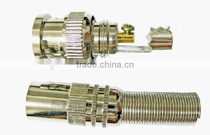BNC male connector(Screw type) CCTV camera accessory to rj45 balun converter