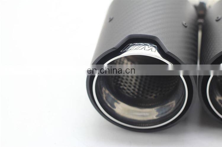 New High performance dual car exhaust muffler tail pipe