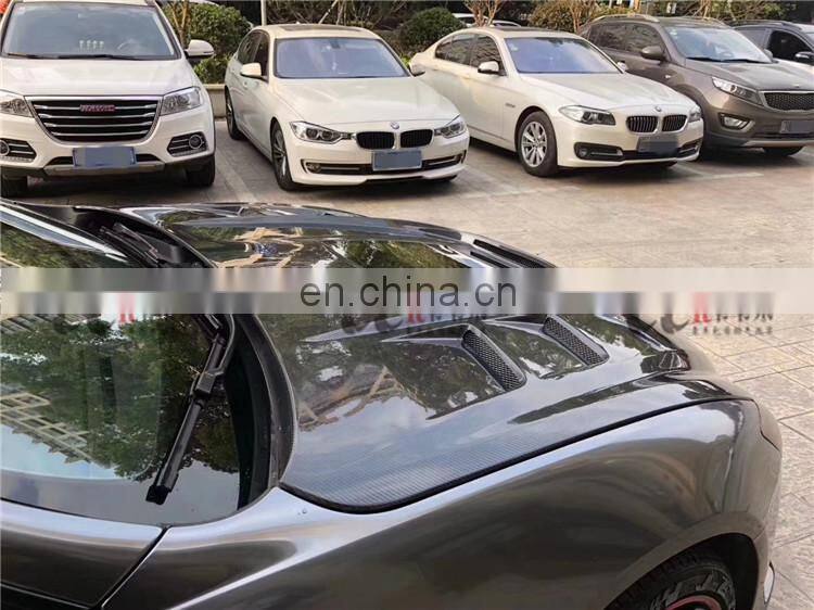 Carbon fiber hood bonnet for Maserati Quattroporte glass and carbon fiber material bonnet for Maserati Quattroporte tuning parts