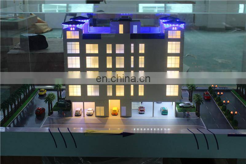New design real estate model for exhibition , acrylic property model