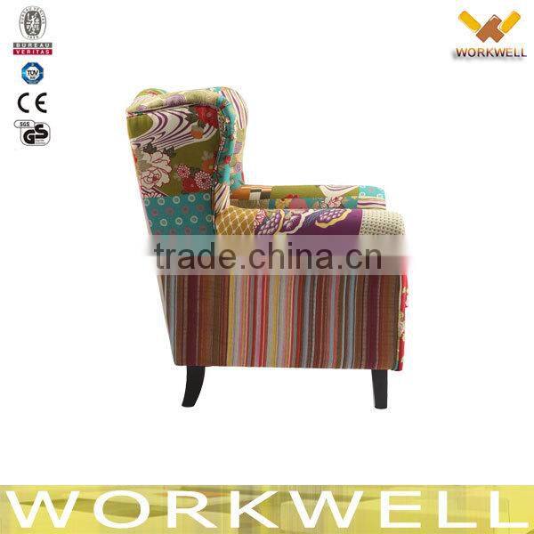 WorkWell modern furniture fabric chairs for living room Kw-D4211-2