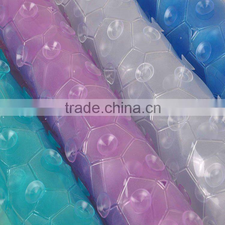 Clear transparent color bath mat