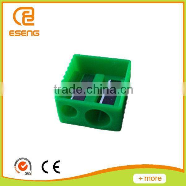 Square shape double blade plastic pencil sharpeners
