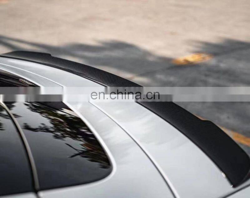 Runde Carbon Fiber Material For Porsche Taycan Techart Style Body Kit Front Lip Rear Lip Side Skirt Spoiler Side Mirror Shell