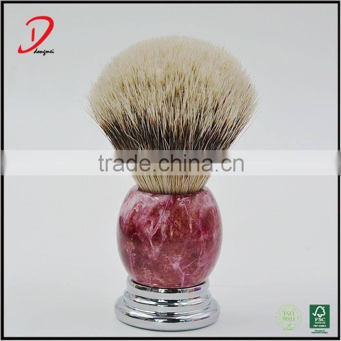 silvertip badger shaving brush,Man soft shaving cleaning brush, custom shaving brush metal & resin handle