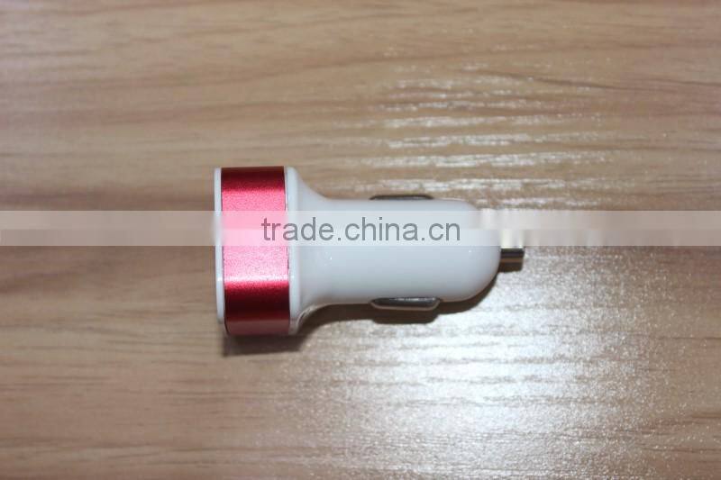 2016 trade show hot sale product square shape 12v dual ports usb car battery charger
