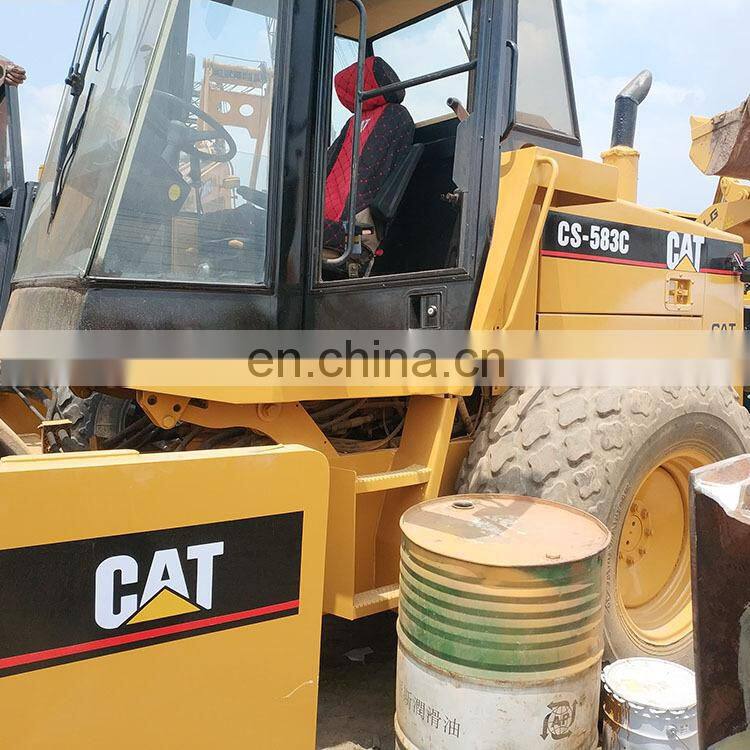 Used Caterpillar CS583C road roller on sale in Shanghai