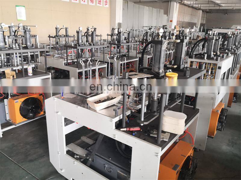 PP600H Automatic Aluminum foil laminated food paper plate making machine, birthday party cake dish tray manufacturing equipment