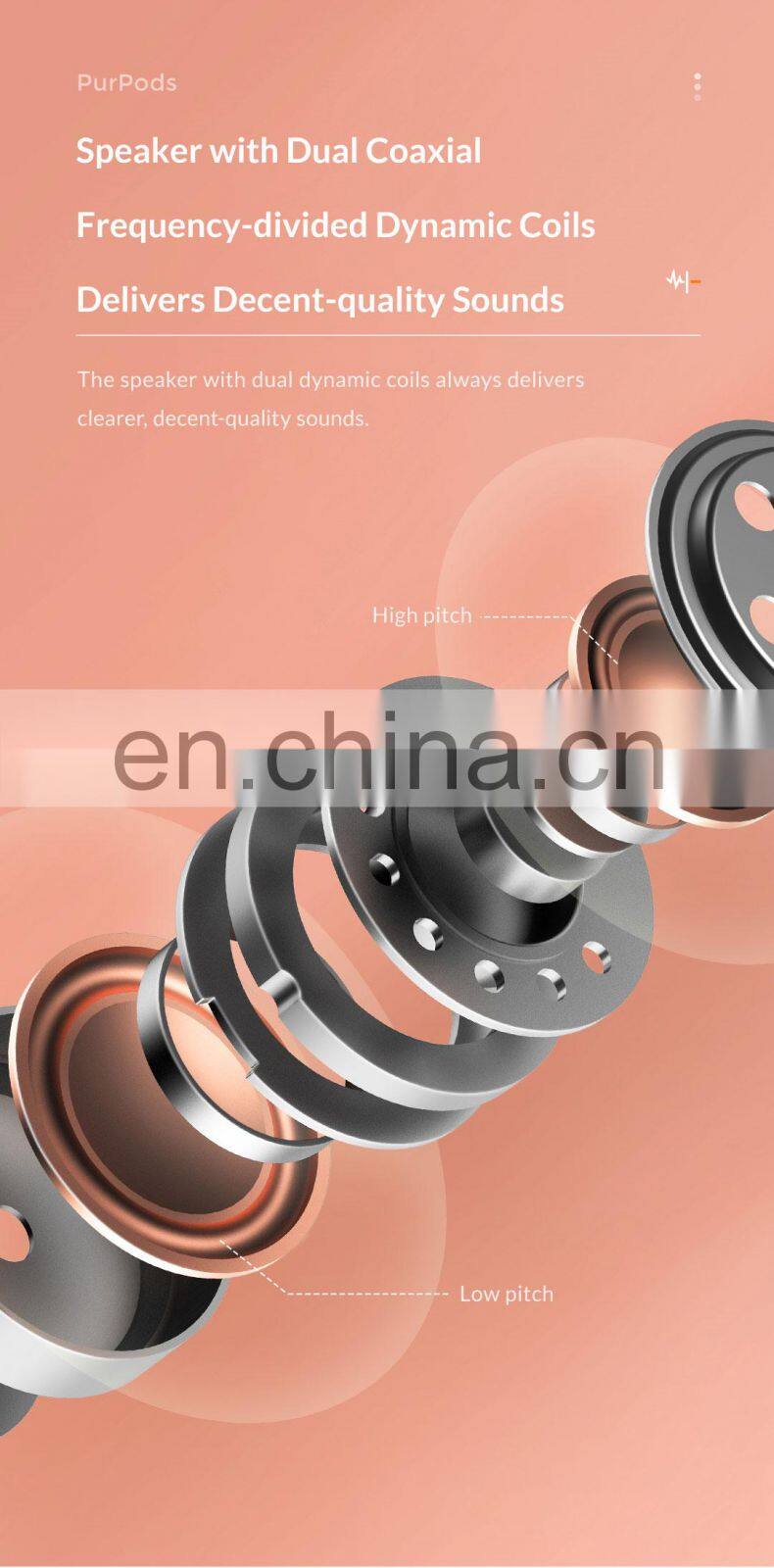 Mi Mijia PurPods True Wireless Earphones TWS Charge for 5 min Listen for 2 HRS