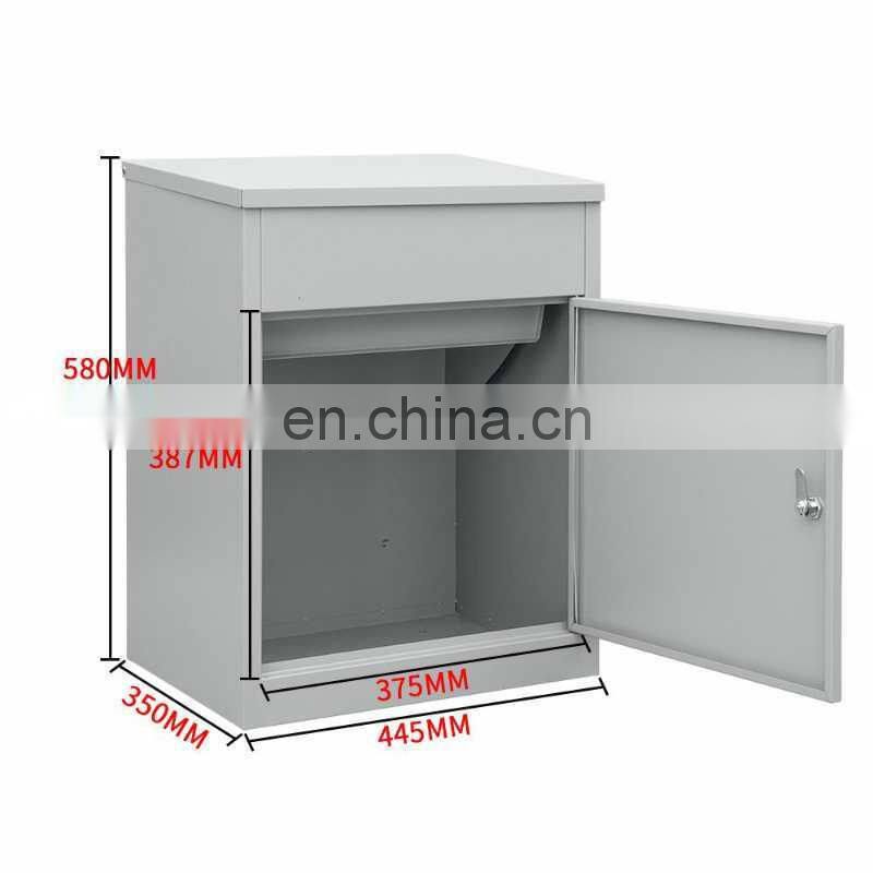 Home Outdoor Metal Package Stainless Steel Large Smart Parcel Delivery Drop Post Mail Letter Box