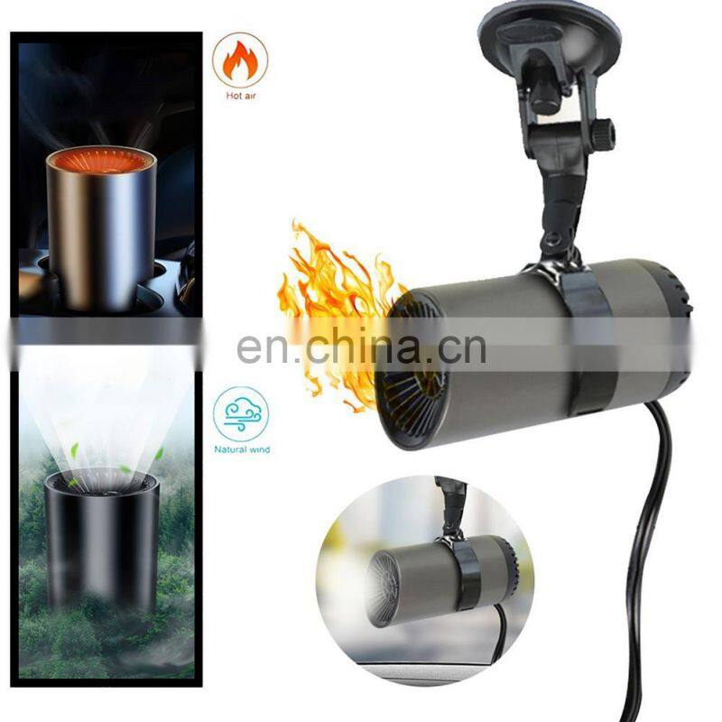 150W 2 IN 1 Portable Fast car heater 12v Demister Vehicle Heater Fan Mini Car windshield defogger for Car interior Air Heater