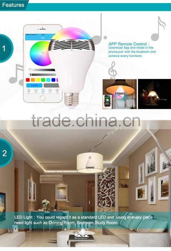 super hot 2016 dj bluetooth speaker,wireless led bulb speaker,powered speaker